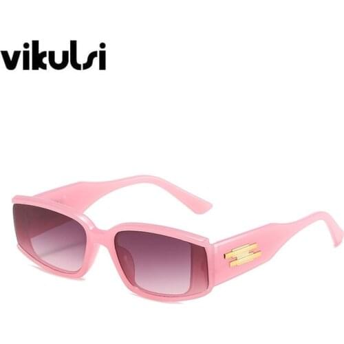 Women Pink Purple Shades Sunglasses Candy Eyewear Glasses Small Square Sun Glasses For Female Men Unisex UV400 Gafas de Sol