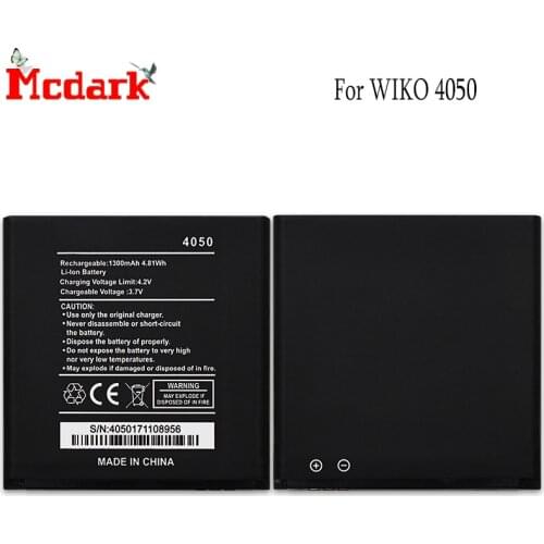 Mcdark For WIKO 4050 Battery Replacement High Quality 1300mAh Back Up Bateria For WIKO 4050 Smart Phone