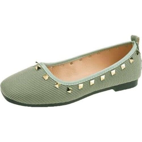 New womens shoes fashion square toe large size shallow mouth lightweight comfortable low-heel lazy shoes casual shoes women