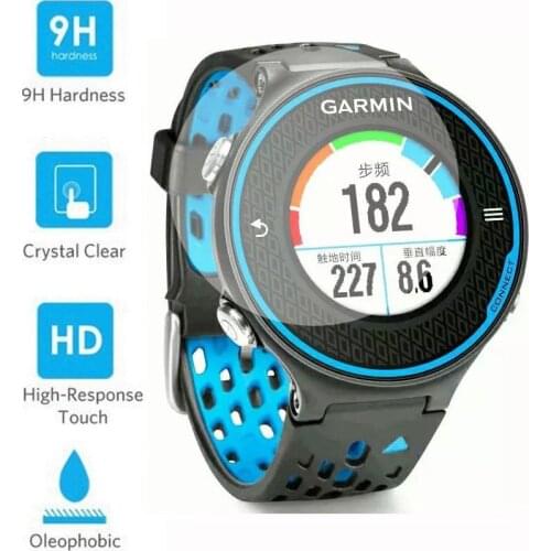10pcs/lot Tempered Glass Screen Protector For Garmin Forerunner 225 235 620 735XT 630 Vivoactive HR Approach S60 Protective Film