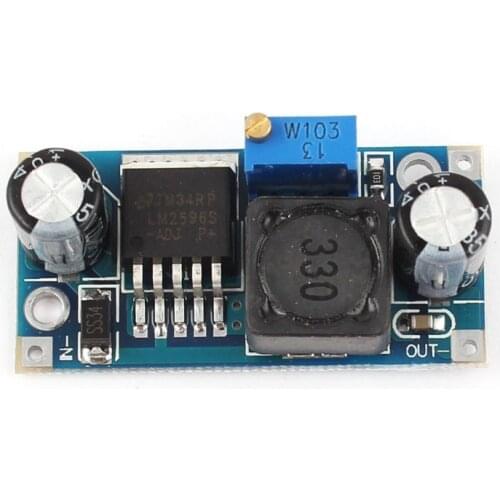 5PCS New LM2596HV LM2596S DC-DC 3A Step Down CC-CV Adjustable Power Supply Module