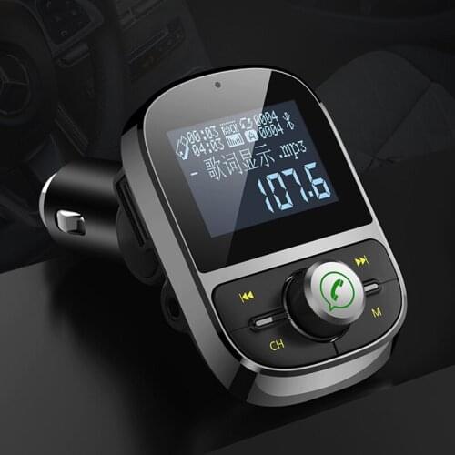 Vehicle mp3 Bluetooth receiver player Cigarette lighter type U disk Hands-free telephone music player Vehicle charger
