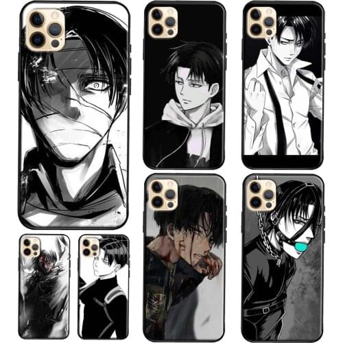 Attack on Titan Levi Ackerman For iPhone 12 Pro Max mini Case For iPhone 11 Pro Max XS X XR SE 2020 6S 7 8 Plus Cover