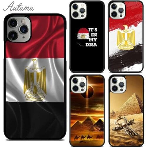 Egypt Flag Phone Case for iPhone 11 12 Pro Max mini X XR XS SE 2020 5 6S 7 8 Plus Samsung Galaxy S8 S9 S10 Cover shell