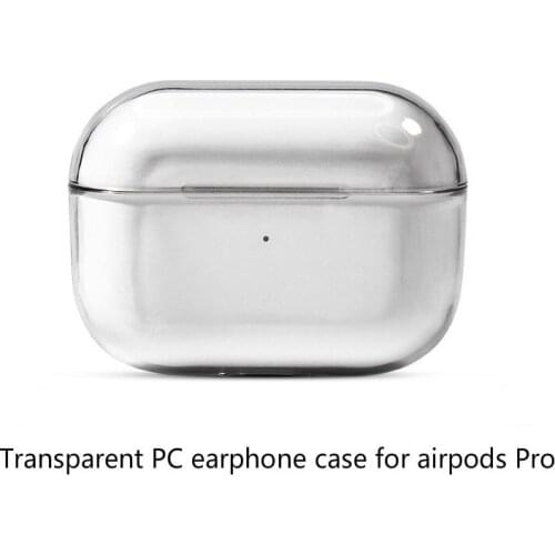 Earphone Case Protective Cover for Apple Airpods pro TWS Bluetooth Earphone soft transparent Cover For Airpods Protective Cases