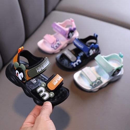 Childrens Sandals 2021 Summer New Sports Boys Beach Casual Shoes Anti Skid Kids Shoes for Girl Sandals Wear Resistant