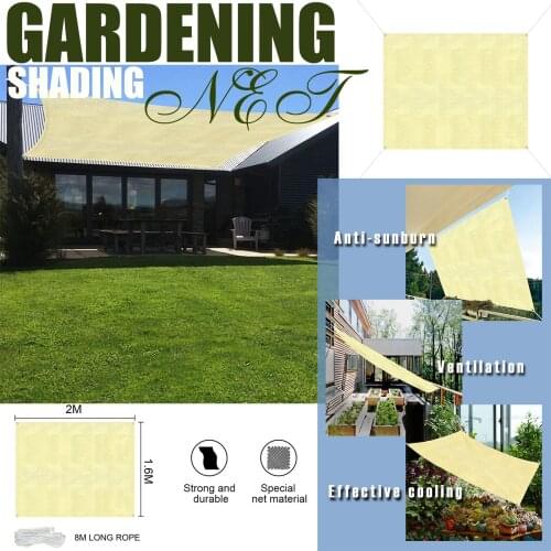 Summer Awning Canopy Flowers Succulent Plants Shading Sunscreen Mesh Garden Sunblock Shade Cloth Net Plant Cover #P2