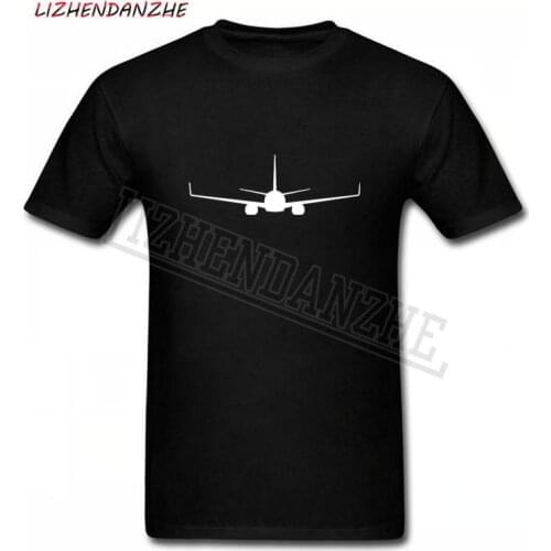 High quality aircraft High quality BOEING 737 PRINT summer new man t shirt new men t-shirt clothes K259 0201