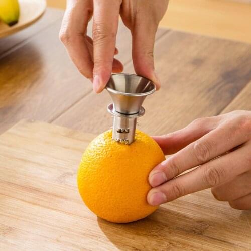 Manual Small Stainless Steel Citrus Lemon drill Squeezer Juicer Kitchen Tools