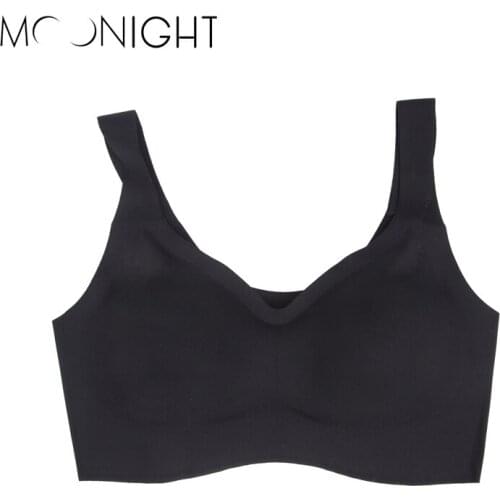MOONIGHT Sexy Genie Bra with Pads Seamless Push Up Bra under clothing Wireless Bra for Women