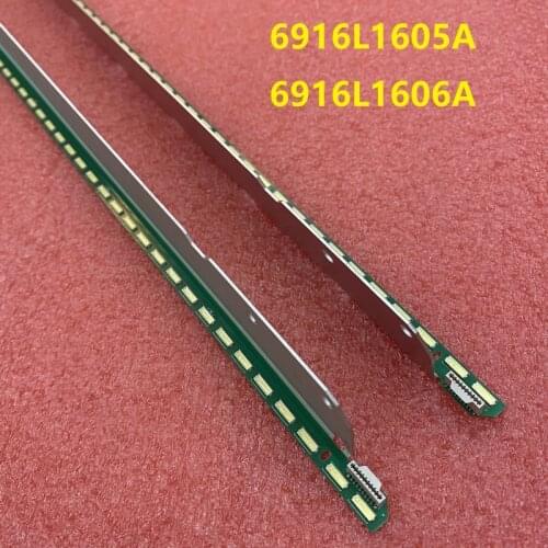 2pcs LED backlight strip for LG 55LB870V 55 V14 ART9 TV R L Type 6920L-0001C HS6413 2C.6916L1605A 6916L1606A LC550EUH LG F1