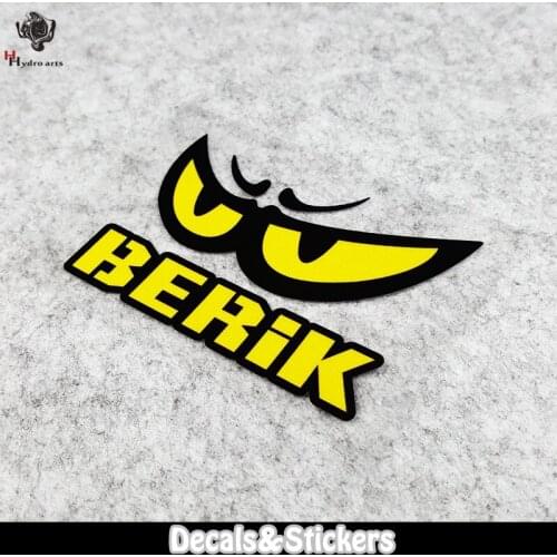 NO.LN279 Cartoon Yellow Eye MOTO GP Reflective Car Sticker Decals Racing Motorcycle Windshield Bike Tank cup