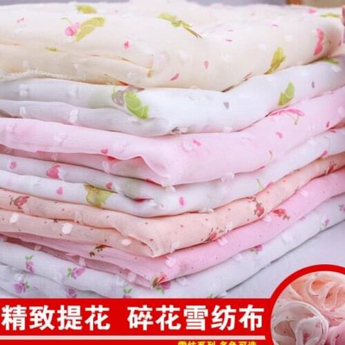 High Qulity 3 Meter/lot Purple Chiffon Fabric Soft Fabric For Dress Lining Cloth Material 120d georgette Fabrics Wedding DIY