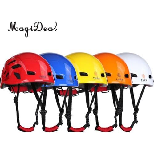 MagiDeal Outdoor Mountaineering Helmet Safety Climbing Rappelling Protect Gear for Kayaking Canoeing Boating Rafting Protection
