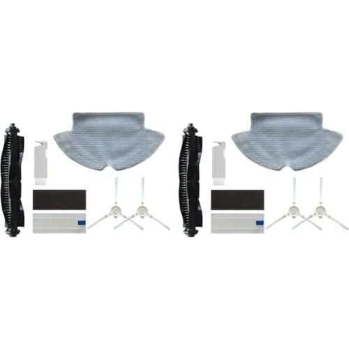 1Set Main Brush Side Brush Mop Cloth HEPA Filter For 360 S6 Robotic Vacuum Cleaner Spare Parts Accessories