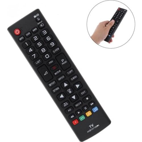 433MHZ IR AKB73715694 Replacement TV Remote Control Distance Suitable for LED HDTV TV 32LN541B / 50LN540V / 55LN540V / 60LN540V