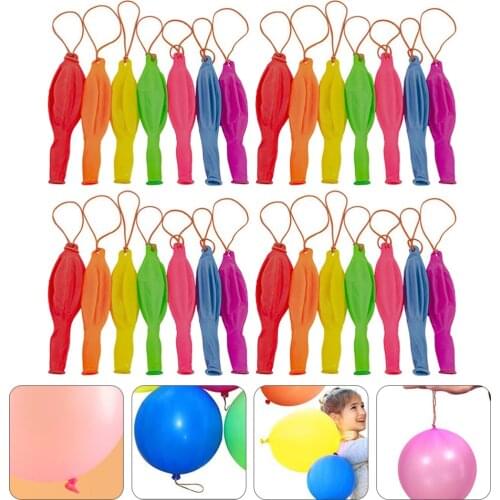50pcs Punch Balloons Latex Balloons Toys Party Bag Fillers for Boys and Girls
