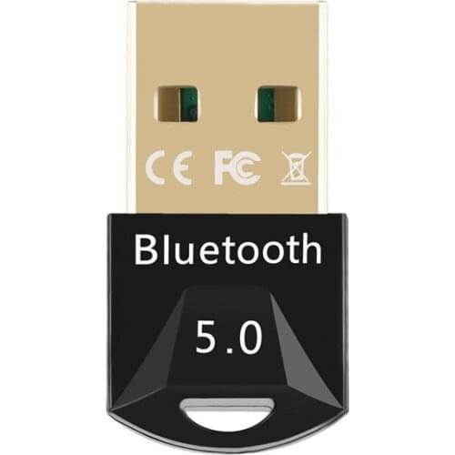 Hannord Bluetooth Adapter USB Mini Bluetooth 5.0 Dongle for Computer Desktop Laptop Wireless Headphones Speakers Keyboard Mouse