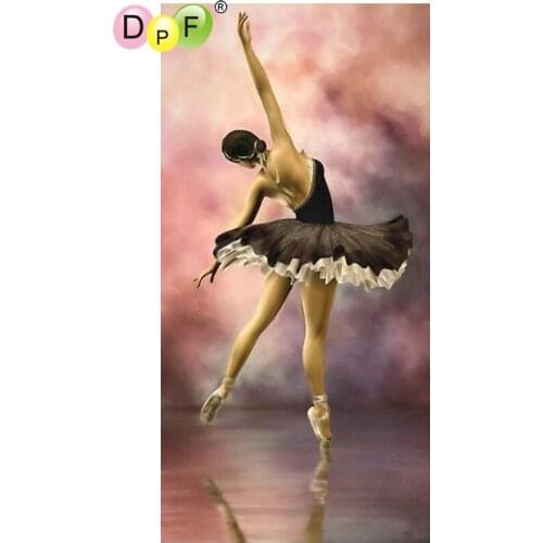 DPF DIY ballerina 5D diamond mosaic full square home decor diamond embroidery crafts diamond painting cross stitch needlework