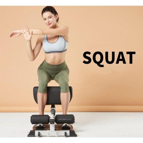 Multi-Function Movable Sissy Deep Squat Bench, Home Gym Workout Station Leg-Exercise Machine, Deep Sissy Squat Machine