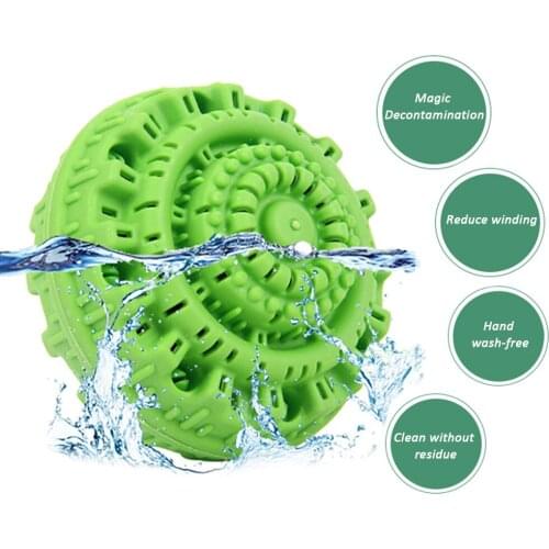 Nano ceramic ball washing machine anti-winding environmental protection type bathroom laundry flip accessories cleaning tool