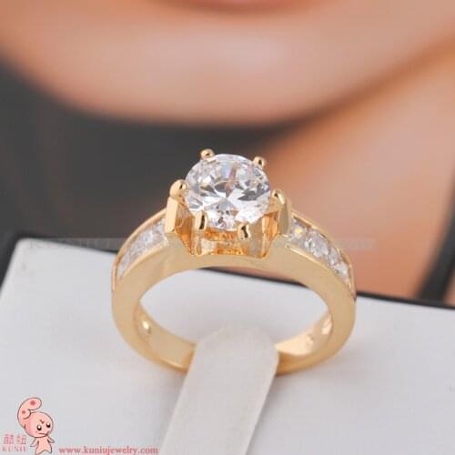 Wedding Ring Couples lovers rings CZ Zircon female finger rings new arrival