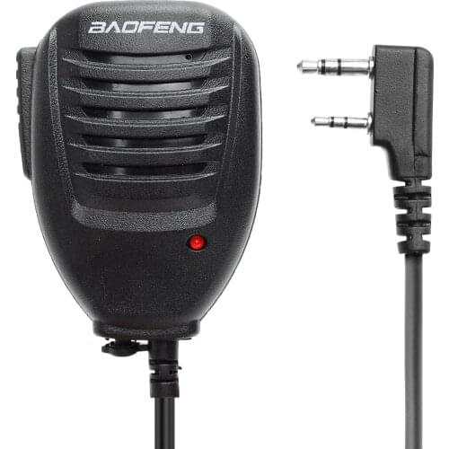 Origina Baofeng UV5R Microphone Speaker MIC for Baofeng Portable Ham Radio UV-5R BF-888S UV-82 UV-S9 Plus Handheld Walkie Talkie