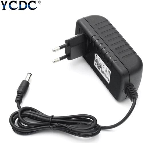 Practical Power Supply DC 12V 3A Power Adapter AC 100-240V AC to DC 12V Charger Universal UK/AU/US/EU Plug Black ABS Shell
