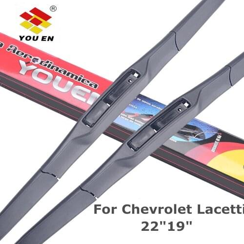 YOUEN Car Wiper Blade 22"19" For Chevrolet Lacetti 2005 2006 2007-2011 Auto Soft Rubber Windscreen Wipers Blades Car Accessories