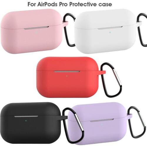 Silicone Cover Case For Apple Airpods pro Case earphone accessories skin wireless For Air Pods Pro cover airpods 3 case