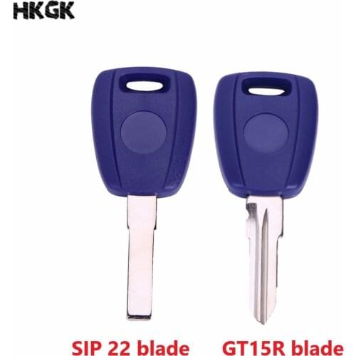 Replacement Remote Transponder Car Key Shell Case Fob for Fiat Punto Doblo Bravo SIP22/GT15R Blade