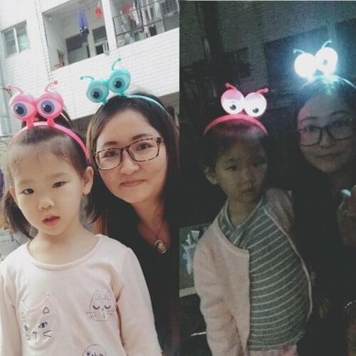 Led Wedding Dress Fashion Product For Halloween 10pcs/lot Headband With Funny Eyes Suit For Child Boy And Girl For Party Toys