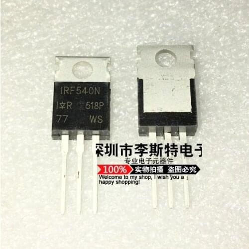 10pcs IRF540 IRF540N TO-220 100V/33A