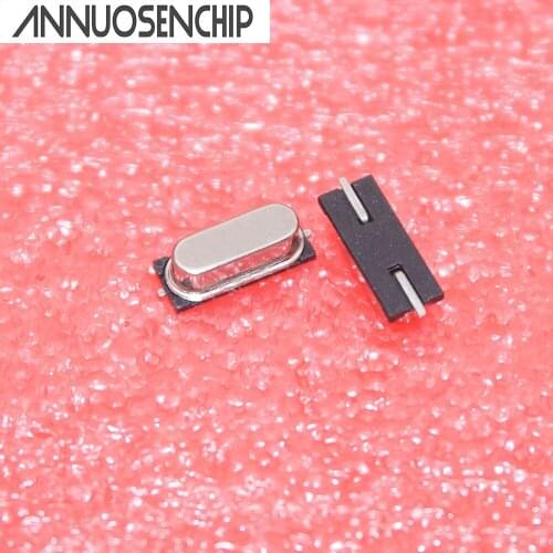 100PCS 6 m 6 MHz passive crystals 49 SMD patch 6.000 MHz crystal 6MHZ 6M 6.000MHZ 6.000M 49SMD SMD