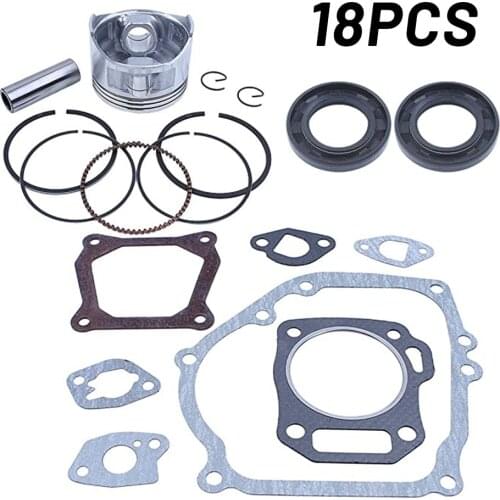 68mm Piston Rings Gasket Oil Seal Rebuild For GX160 GX200 168F 5.5HP 6.5HP 2-3.5kw 4-Stroke Gasoline Generator Trimmer Engine
