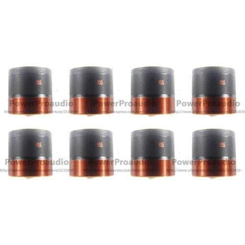 8pcs(4pair) 60.5mm glassfiber Bass voice coil Pure copper Round wire 8 ohm
