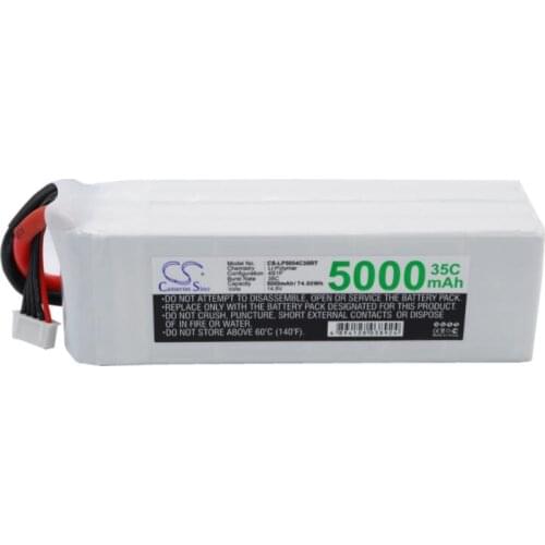 Cameron Sino 5000mAh battery for RC CS-LP5004C35RT RC Hobby Battery