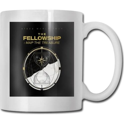 Ateez Kpop The Fellowship Map The Treasure Tour 2020 Concert Merch Atmungsaktives S-5Xl Headban Spring Adult Mug Cup
