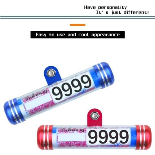 Car Motorcycle Tube Tax Disc Cylindrical Holder Frame Waterproof Frame License Plate Placement Tube For Dirt Bike Scooter Moped