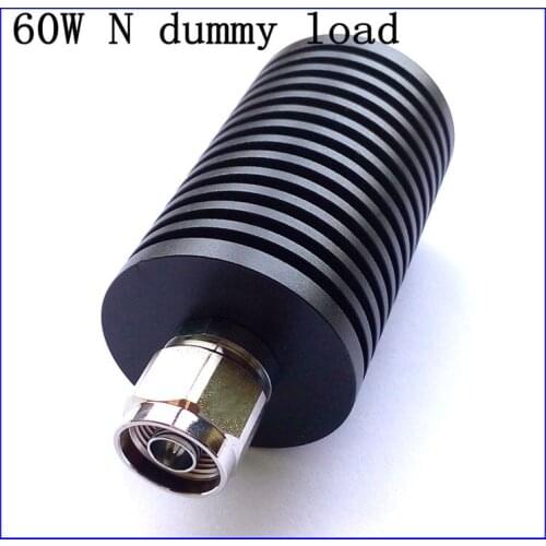 Free shipping Round 60W DC-3GHz 4GHz 6GHZ N male plug 50 ohm RF Dummy Load Termination