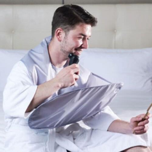 Shaving Wai Mens Style Apron Suction Cup Male Shaving Apron Bathroom Beard Catcher Care Clean Hair Holder Creative