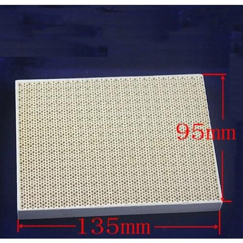 Ceramic Honeycomb Soldering Board Heating For Gas Stove Head 135x95x13mm New
