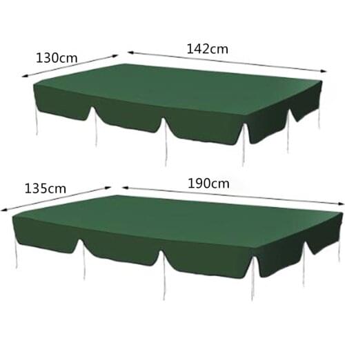 Summer Water Sun Proof Top Cover Canopy Replacement For Garden Courtyard Outdoor Swing Chair Hammock Canopy Dust Cover Awning 3