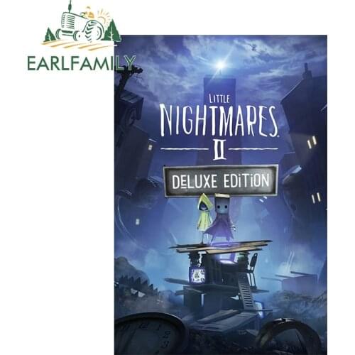 EARLFAMILY 13cm x 8.7cm for Little Nightmare 2 Game Car Stickers ScratchProof Waterproof Decal Car Body Motorcycle Decoration
