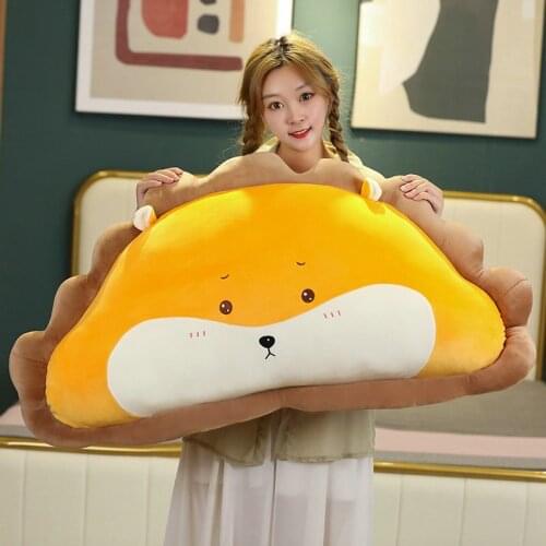 New Style Kawaii Lion Head Plush Toys Sofa Sleep Bed Roon Pillow Doll Girl Pig Cushion For Kids Children Birthday