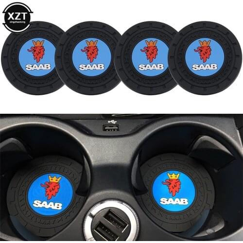 Car Logo Anti-slip Cup Mat for KIA K2 K3 K4 K5 K6 K7 KX5 Sorento 2019 Sportage R Rio Soul Auto Coaster Non-slip Pad Accessories