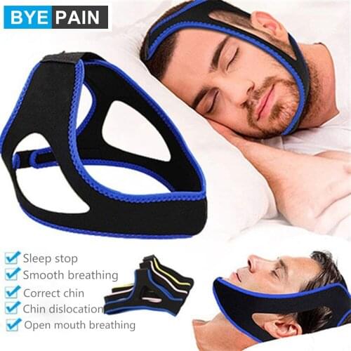 Anti Snoring Chin Strap,Snoring Solution Adjustable Snore Reduction Chin Straps Snore Stopper Advanced Sleep Aids Better Sleep