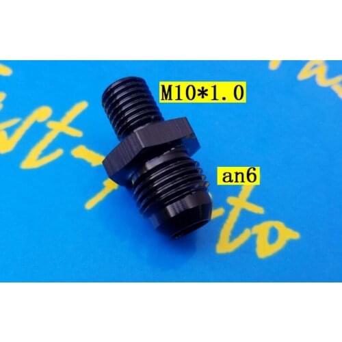 Male M10 P1.0 M10 * 1.0 M10*1.0 to 6an an6 an 6 male adaptor adapter Fitting