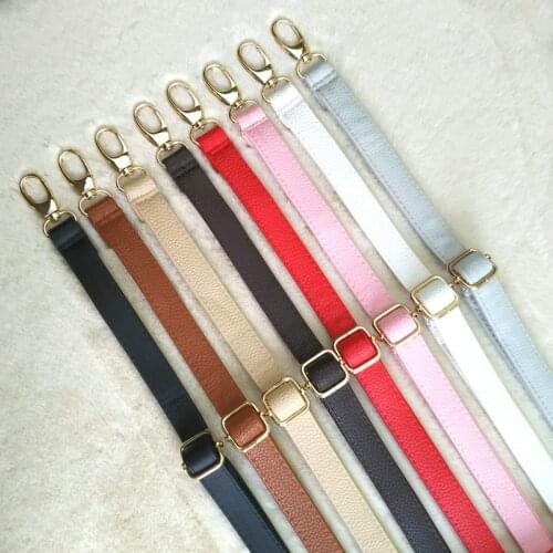 New 130cm Long PU Leather Shoulder Bag Strap O bag Handles DIY Replacement Purse Handle for Handbag Belts Strap Bag Accessories