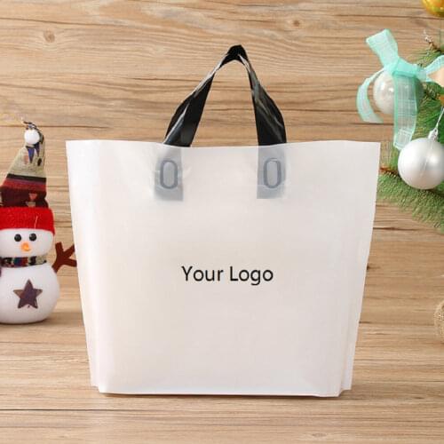 Shipping Bag for Clothing Business Shopping Poly Packaging Cosmetic Gift Customized Logo (Printing Fee is Not Incuded)